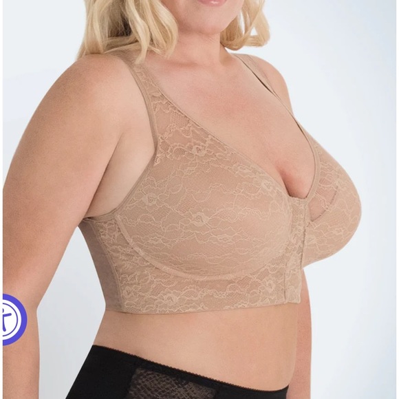 ✨The Leading Lady- The Grace - Lace Covered Wirefree Posture Bra✨ NWOT 36C - Picture 3 of 14